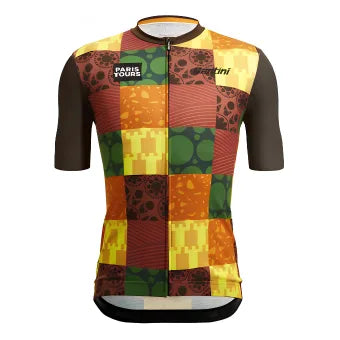 Santini TDF Paris Tours Jersey-Print