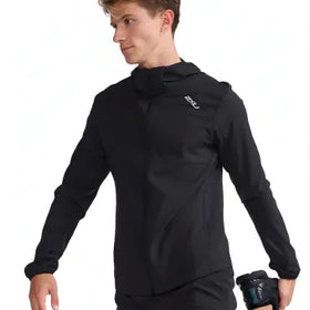 2XU Aero Jacket-L-Black/Silver Reflective