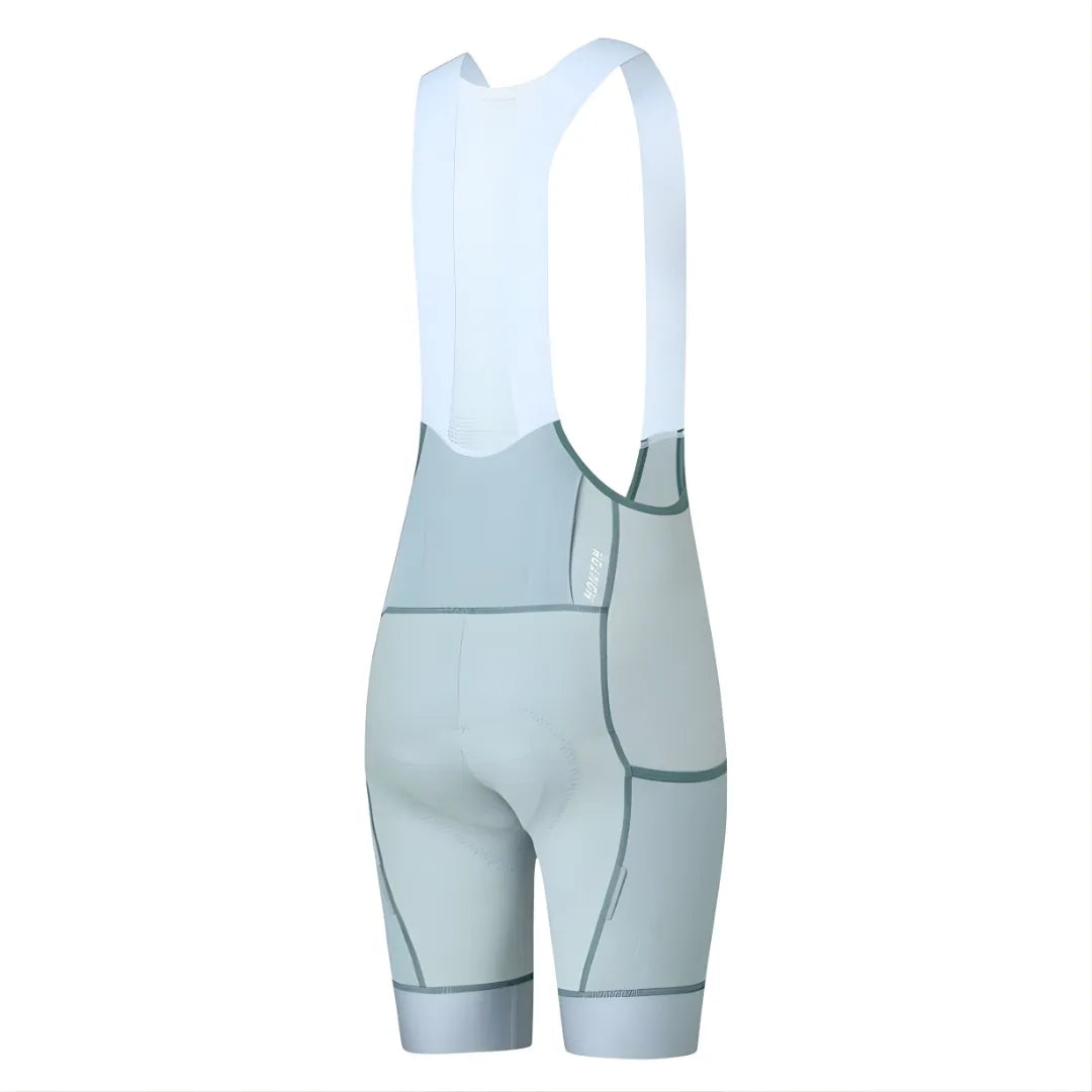 Monton Chase Summer Bibshorts-Light Grey