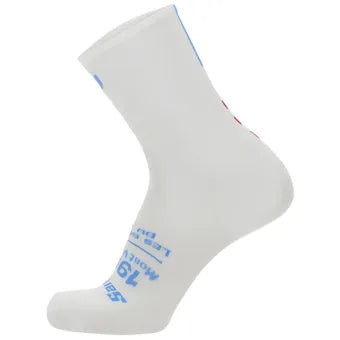 Santini TDF Le Maillot Jaune Mount Ventoux Socks-White