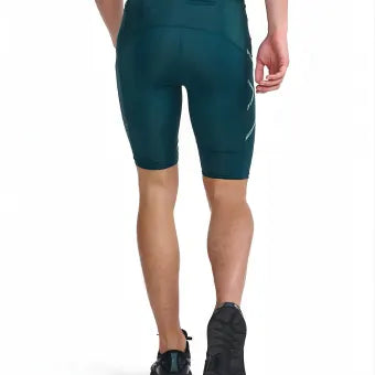 2XU MA5331b Light Speed Compression Shorts-Pine/Raft Reflective-S