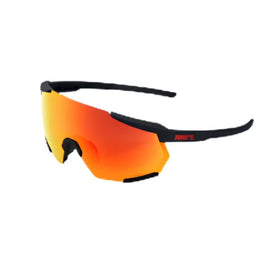 RACETRAP 3.0 - Soft Tact Black - HiPER Red Multilayer Mirror Lens