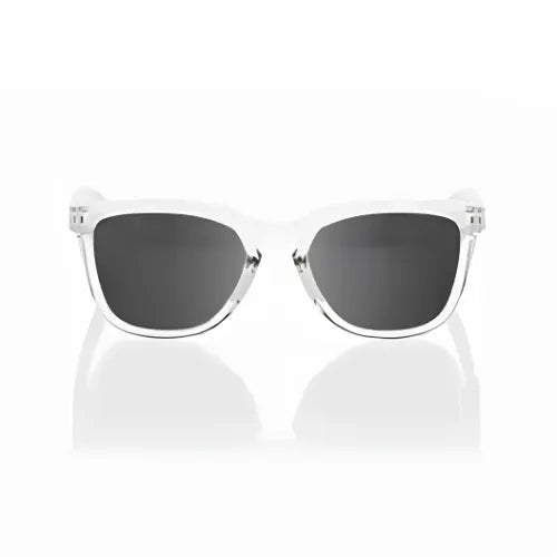 100% HUDSON - Polished Crystal Haze - Black Mirror Lens