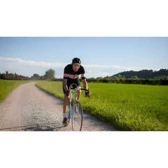 Santini Eroica Gazza Wool Jersey-Black