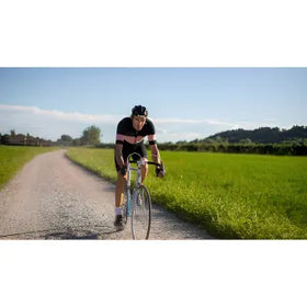 Santini Eroica Gazza Wool Jersey-Black
