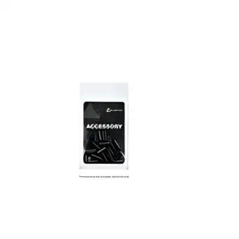 4mm-5. 5mm Outer casing ,Silicone Black Zipper Bag of 500