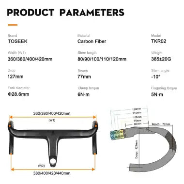 Toseek Bicycle Handlebar TKR02