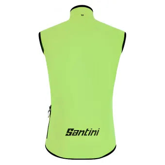 Santini Guard Nimbus Rain & Wind Vest-Fluo Green