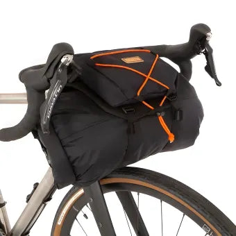 Restrap Handlebar Bag-Black/Orange (Small)
