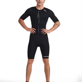 2XU Aero Sleeved Trisuit-S-Black/White