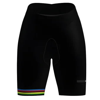 Santini Wmn UCI World Champion Shorts-Black