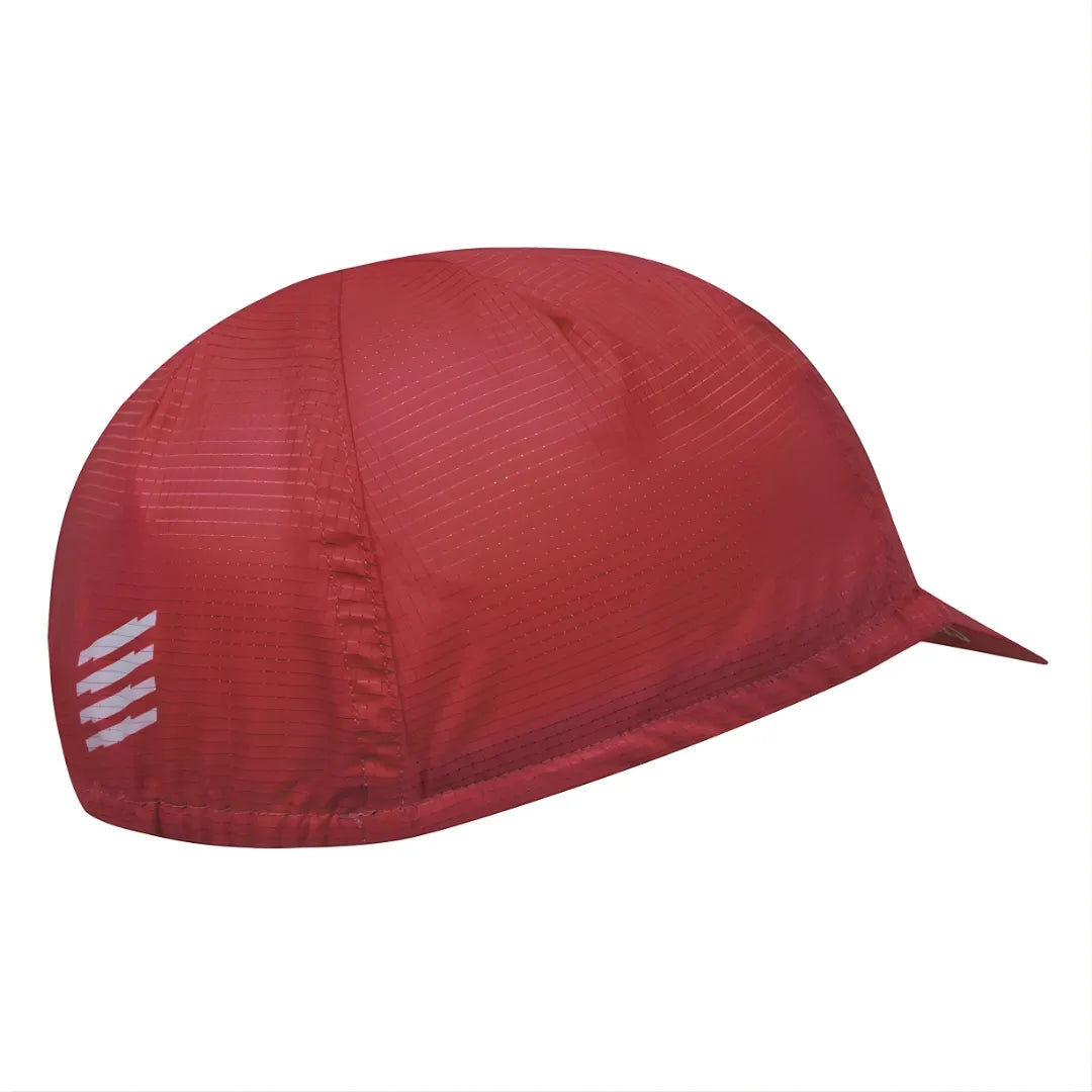 Skull Monton Wednesday Cycling Cap-Brick Red
