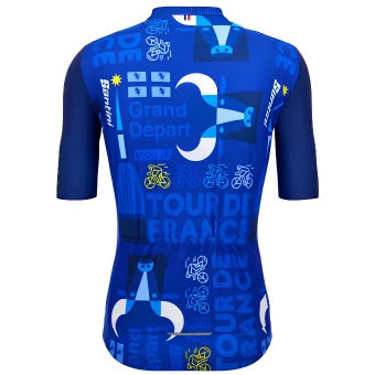 Santini Tour De France Torino Jersey-Print