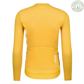 Skull Monton Monday Long Sleeve Jersey-Yellow