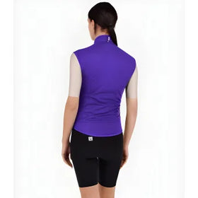 Santini Magic Unisex Packable Waterproof Vest-Purple