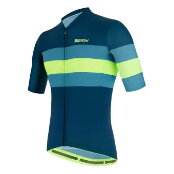 Santini Eco Sleek Bengal Jersey-Green