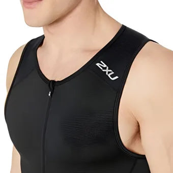 2XU Perform Tri Singlet-M-Black/Black