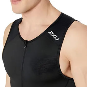 2XU Perform Tri Singlet-M-Black/Black