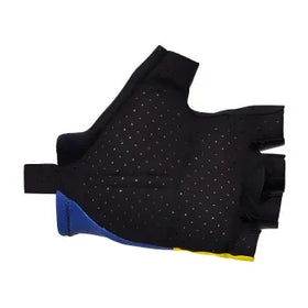 Santini Maillot Jaune Col De La Madeleine Gloves-Print
