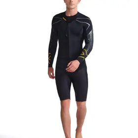 2XU MW5479C Propel SwimRun Wetsuit-Black/Ambition-M