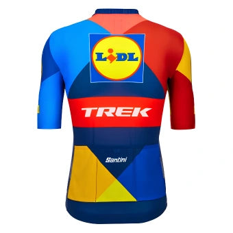 Santini Lidl-Trek Fanline Jersey-Blue Marine