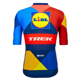 Santini Lidl-Trek Fanline Jersey-Blue Marine