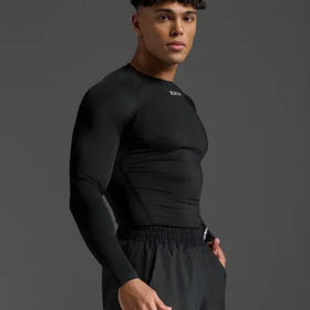 2XU MA6398a Core Compression Long Sleeve-Black/Silver-XL