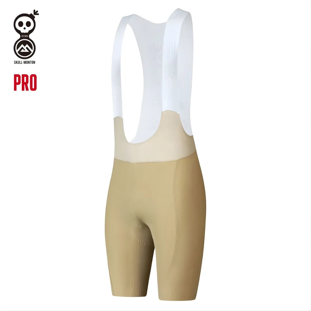 Skull Monton Minima Pro Bibshorts-Cornsilk Yellow