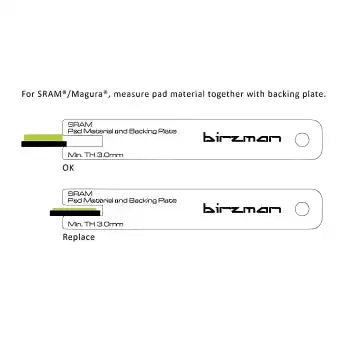 Birzman Brake Pad Wear Indicator