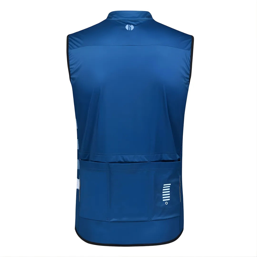 Monton Friday Windproof Vest-Grey Blue