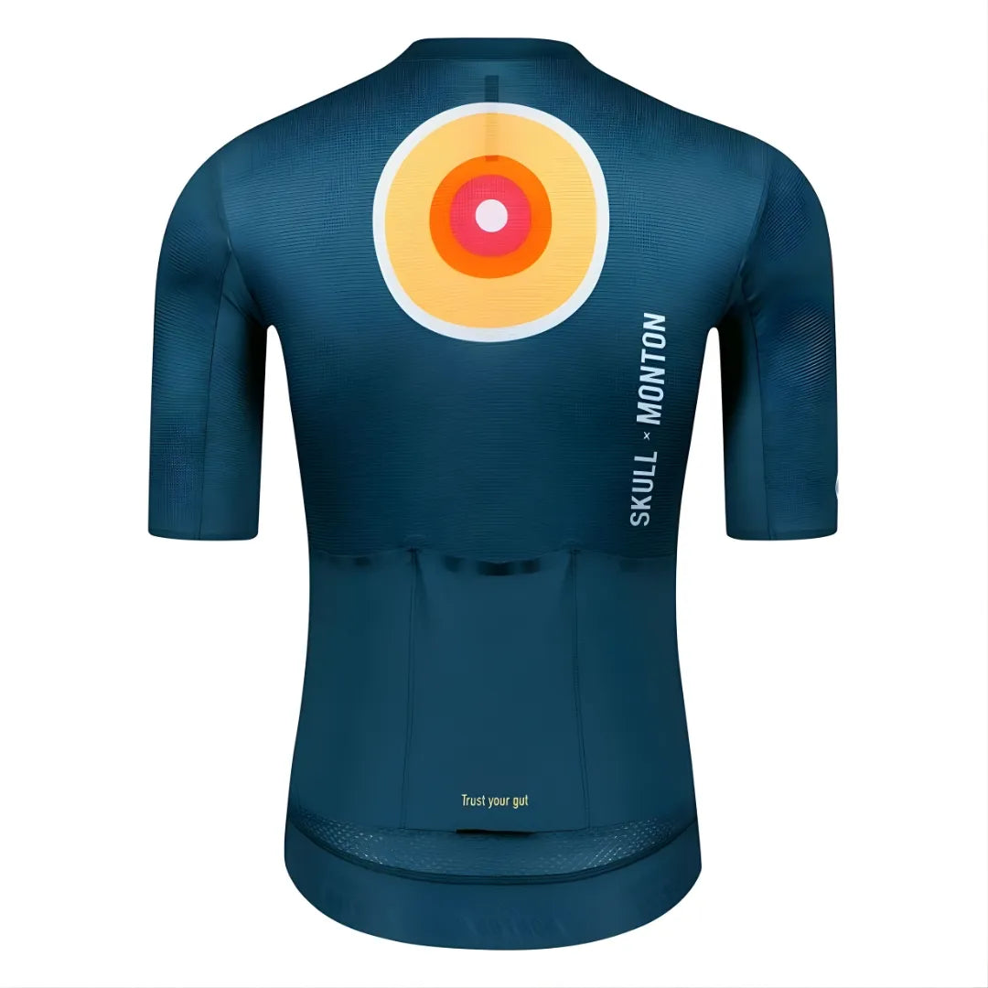 Skull Monton Target Jersey-Blue