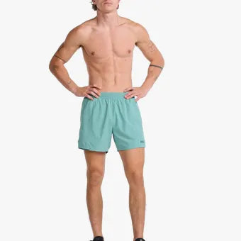 2XU MR6903b Aero 5 inch Shorts-Raft/Pine Reflective-S