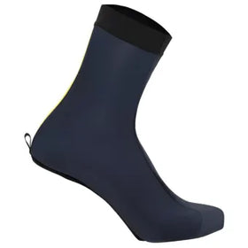 Santini TDF Le Maillot Jaune Shoecovers-Navy Blue