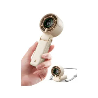 Aecooly Versatile Handheld Fan Halo 02 (5000mAh)-Beige