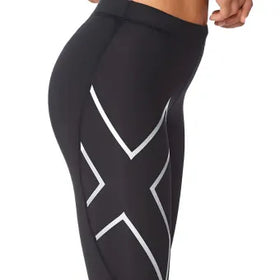 2XU Core Compression 3/4 Tights-S-Black/Silver