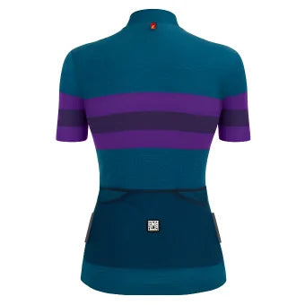 Santini Wmn Eroica Opera Jersey-Teal
