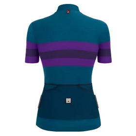 Santini Wmn Eroica Opera Jersey-Teal