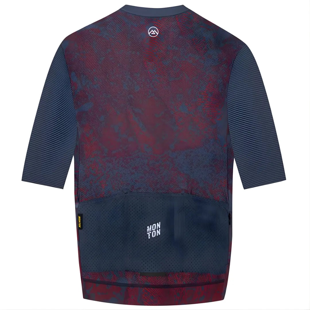 Monton Topography Jersey-Crimson Navy