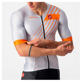 FREE SPEED 2 RACE TOP-SILVER GRAY/BRILLIANT ORANGE