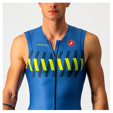 FREE SANREMO 2 SUIT SLEEVELESS-COBALT BLUE/ELECRTIC LIME