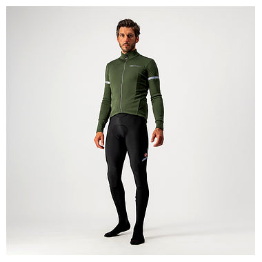 FONDO 2 JERSEY (WINTER)-MILITARY GREEN/SILVER REFLEX