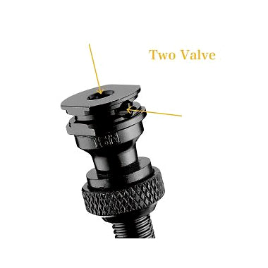 CICLOVATION LIGHT-WEIGHT TUBELESS VALVE STEM, 70MM, BK