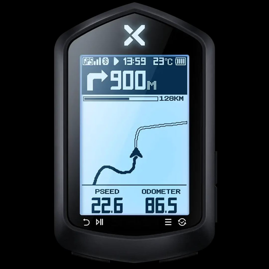 XOSS NAV GPS Bike Computer 2.4" HD Screen Offline Navigation ANT+ IPX7 Wireless