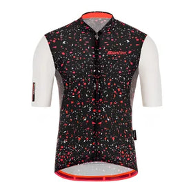 Santini Delta Pietra Jersey-Black