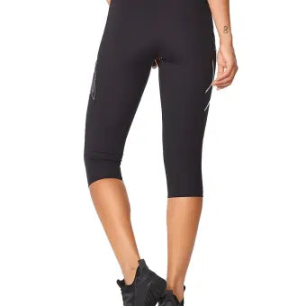 2XU Core Compression 3/4 Tights-S-Black/Silver