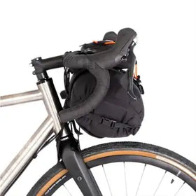 Restrap Handlebar Bag-Black/Orange (Small)