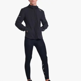 2XU Aero Jacket AW22-S-Black/Silver