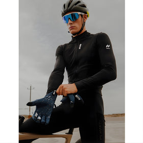 Monton Majin Winter Long Gloves-Rhino Blue