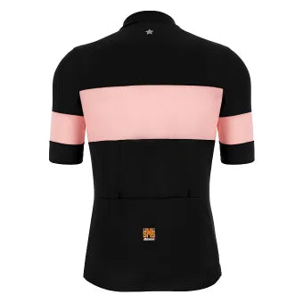 Santini Eroica Gazza Wool Jersey-Black