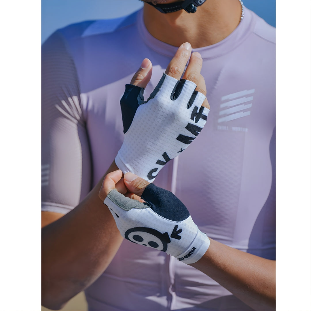 Skull Monton SKMT Gloves-White